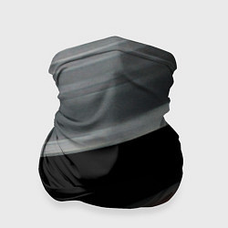 Бандана-труба Black grey abstract, цвет: 3D-принт