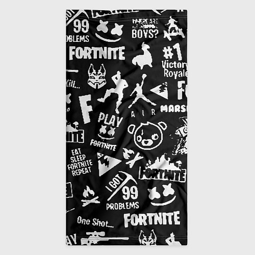 Бандана Fortnite alllogo black / 3D-принт – фото 3