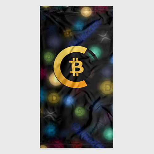Бандана Bitcoin logo criptomoney / 3D-принт – фото 3