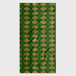 Бандана-труба Зелёно-золотая чешуя, цвет: 3D-принт — фото 2
