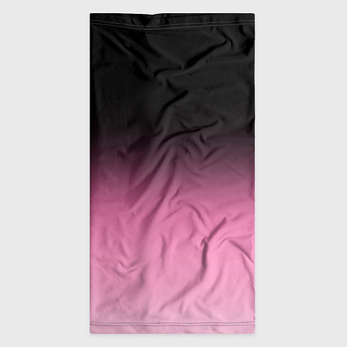 Бандана Черно-розовый градиент / 3D-принт – фото 3