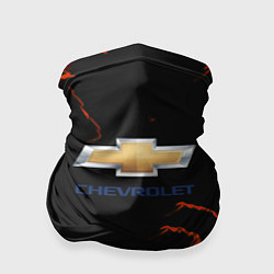 Бандана-труба Chevrolet лого шторм, цвет: 3D-принт