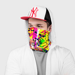 Бандана-труба Worms true colors, цвет: 3D-принт — фото 2