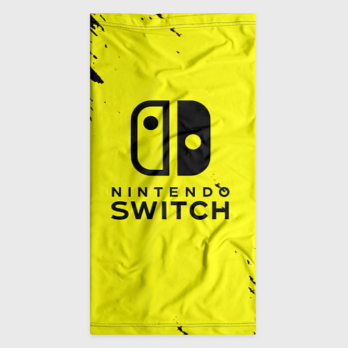 Бандана Nintendo switch краски на жёлтом / 3D-принт – фото 3