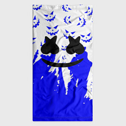 Бандана-труба Marshmello dj blue pattern music band, цвет: 3D-принт — фото 2