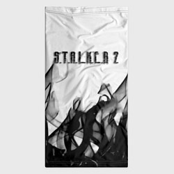 Бандана-труба Stalker 2 черный огонь абстракция, цвет: 3D-принт — фото 2