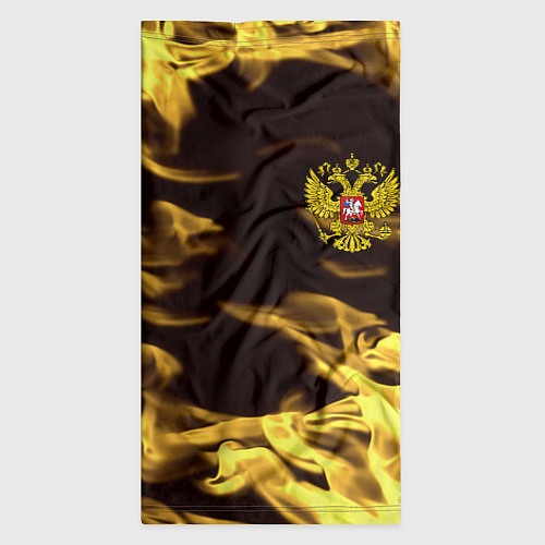 Бандана Имперская Россия желтый огонь / 3D-принт – фото 3