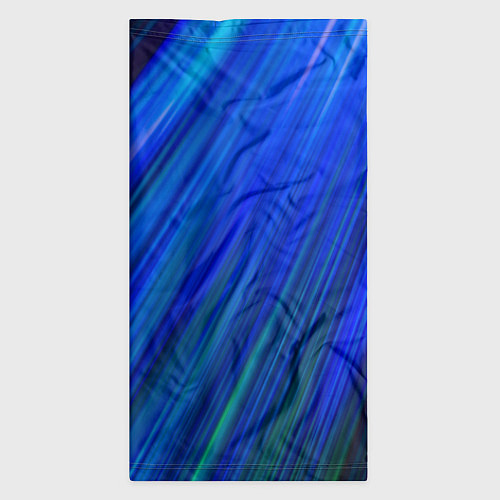 Бандана Неоновые синии линии / 3D-принт – фото 3