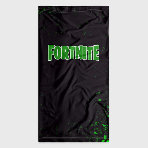 Бандана Fortnite зеленый краски лого / 3D-принт – фото 3