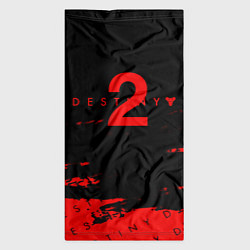 Бандана-труба Destiny 2 краски надписи, цвет: 3D-принт — фото 2