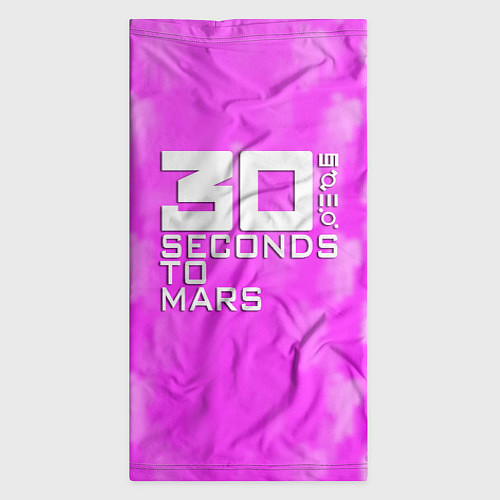 Бандана 30 seconds to mars pink / 3D-принт – фото 3