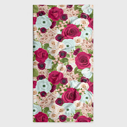 Бандана-труба Цветочный фон, цвет: 3D-принт — фото 2
