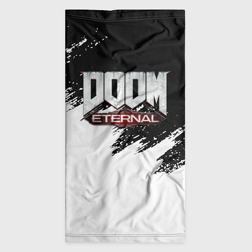 Бандана Doom eternal белые краски / 3D-принт – фото 3