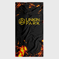 Бандана-труба Linkin park огненный стиль, цвет: 3D-принт — фото 2