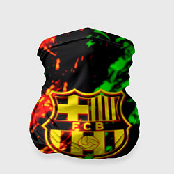Бандана-труба Barcelona огненное лого, цвет: 3D-принт