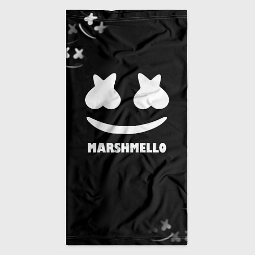 Бандана Marshmello белое лого / 3D-принт – фото 3