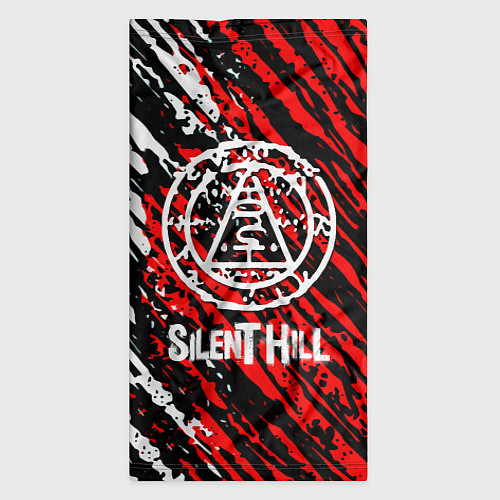 Бандана Silent hill краски белые и красные штрихи / 3D-принт – фото 3
