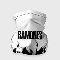 Бандана-труба Ramones fire black rock, цвет: 3D-принт