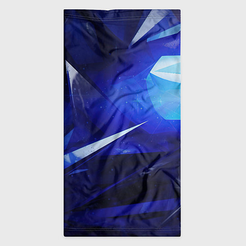 Бандана Black and blue abstract background sport style / 3D-принт – фото 3