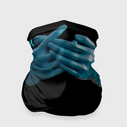 Бандана-труба Руки в перчатках Фрэджайл death stranding 2, цвет: 3D-принт