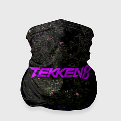 Бандана-труба Tekken 8 неоновые краски спорт, цвет: 3D-принт