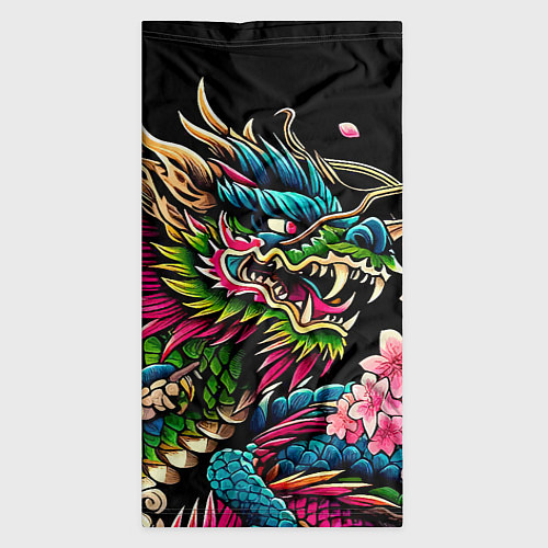 Бандана Irezumi - Japanese dragon ai art / 3D-принт – фото 3