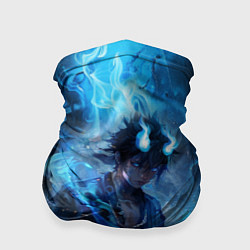 Бандана-труба Синий демон - Синий экзорцист, цвет: 3D-принт