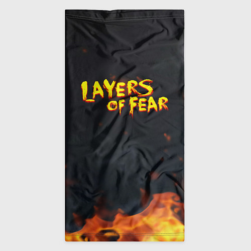 Бандана Layers of Fear огненный стиль хоррор / 3D-принт – фото 3