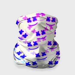 Бандана-труба Marshmello pattern neon, цвет: 3D-принт
