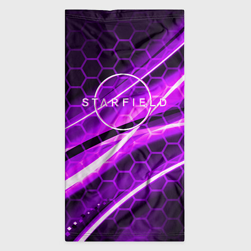 Бандана Starfield game logo neon / 3D-принт – фото 3