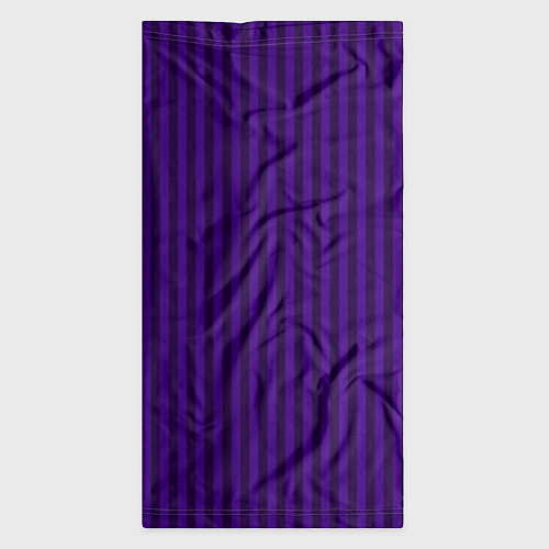 Бандана Яркий фиолетовый в полоску / 3D-принт – фото 3