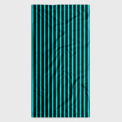 Бандана-труба Чёрный в неоновую полоску, цвет: 3D-принт — фото 2