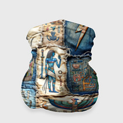 Бандана-труба Пэчворк из Египетских мотивов, цвет: 3D-принт