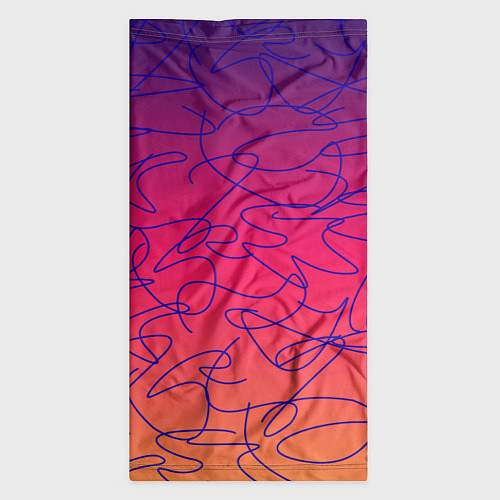 Бандана Каракули на градиентном фоне / 3D-принт – фото 3