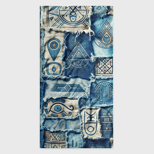 Бандана Племя майя-пэчворк / 3D-принт – фото 3