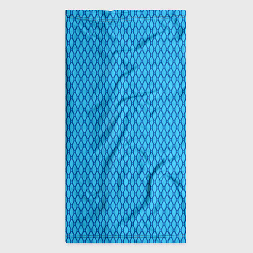 Бандана Паттерн яркий сине-голубой / 3D-принт – фото 3