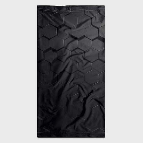 Бандана Камуфляж черных плит / 3D-принт – фото 3