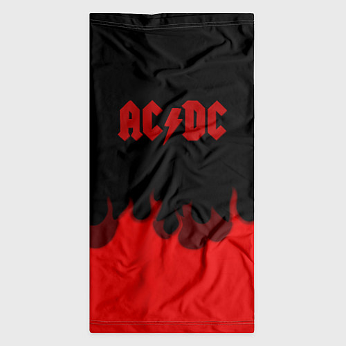 Бандана AC DC fire rock steel / 3D-принт – фото 3