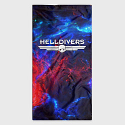 Бандана-труба Helldivers: Space Logo, цвет: 3D-принт — фото 2