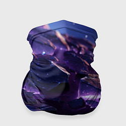 Бандана Фиолетовые неоновые камни со светом