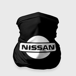 Бандана Nissan logo white