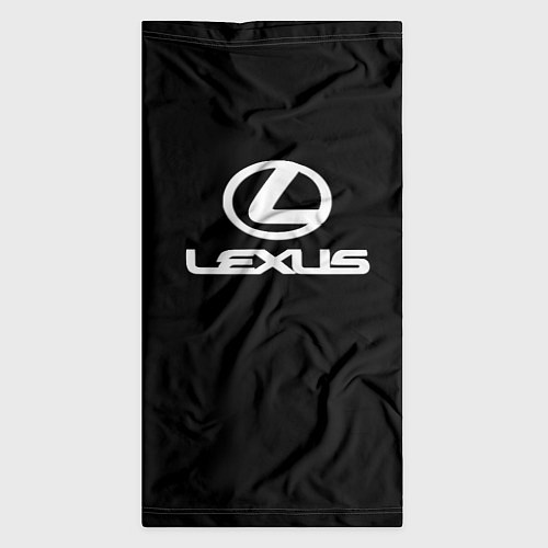 Бандана Lexus white logo / 3D-принт – фото 3