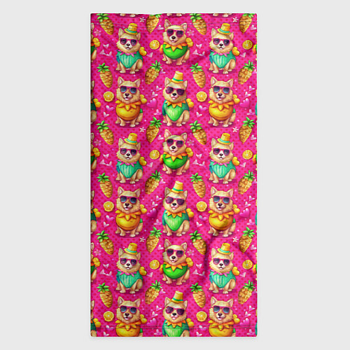 Бандана Щенята и летний вайб паттерн / 3D-принт – фото 3