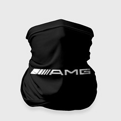 Бандана-труба Amg logo white, цвет: 3D-принт