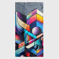 Бандана-труба Геометрическое абстрактное граффити - нейросеть, цвет: 3D-принт — фото 2
