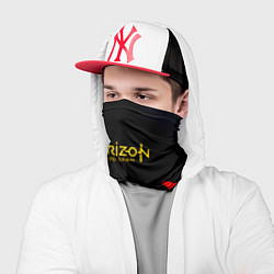 Бандана-труба Horizon zero dawn огненный стиль, цвет: 3D-принт — фото 2