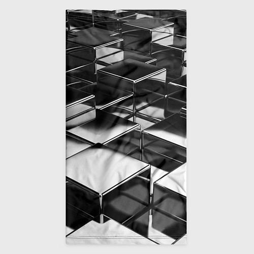 Бандана Хромированная абстракция / 3D-принт – фото 3