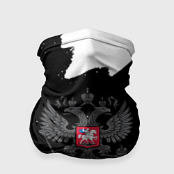 Бандана-труба Россия краски герб, цвет: 3D-принт