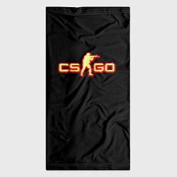Бандана-труба CSGO огненное лого, цвет: 3D-принт — фото 2