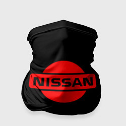 Бандана-труба Nissan red logo, цвет: 3D-принт